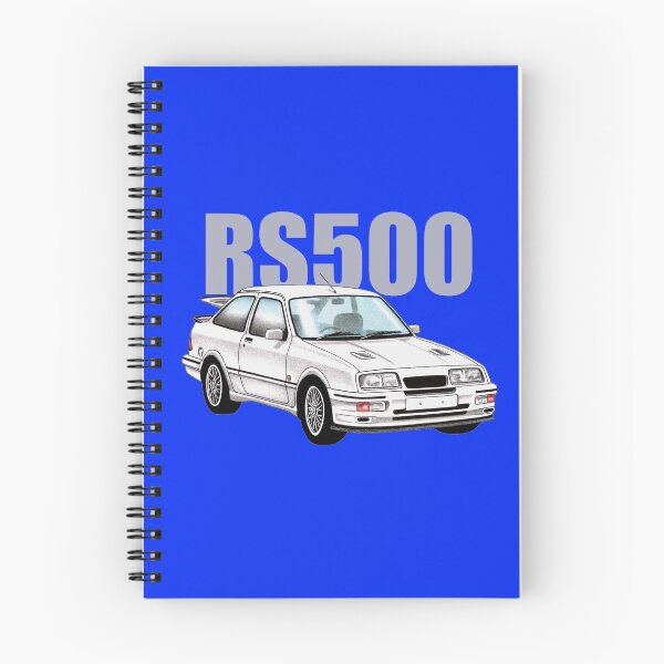 Item preview, Ford Sierra RS500 Illustration with text designed and sold by Retroblast.