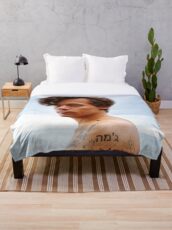 Harry In Portrait Throw Blanket