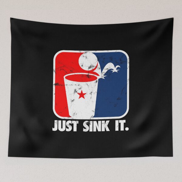Item preview, BEER PONG, JUST SINK IT USED LOOK BY SUBGIRL designed and sold by SUBGIRL.