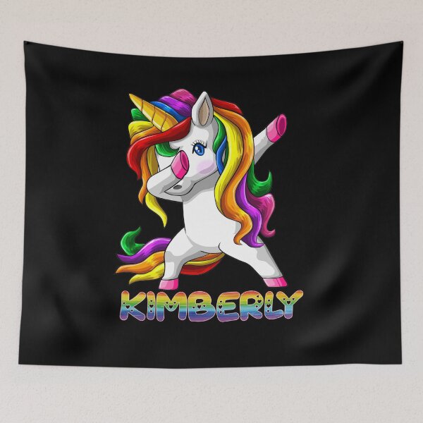 Item preview, Kimberly Name Rainbow Text -  Kimberly Dabbing Unicorn Gift For Kimberly designed and sold by MariaLeona.