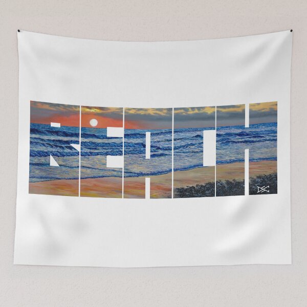 Item preview, Beach Sunset Beach Silhouette designed and sold by DSC Arts.