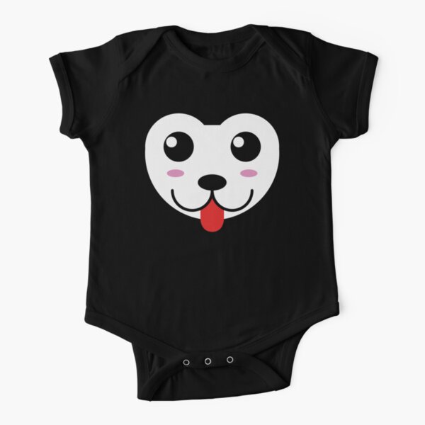 Husky bebé perrito (Baby husky dog) Body de manga corta para bebé