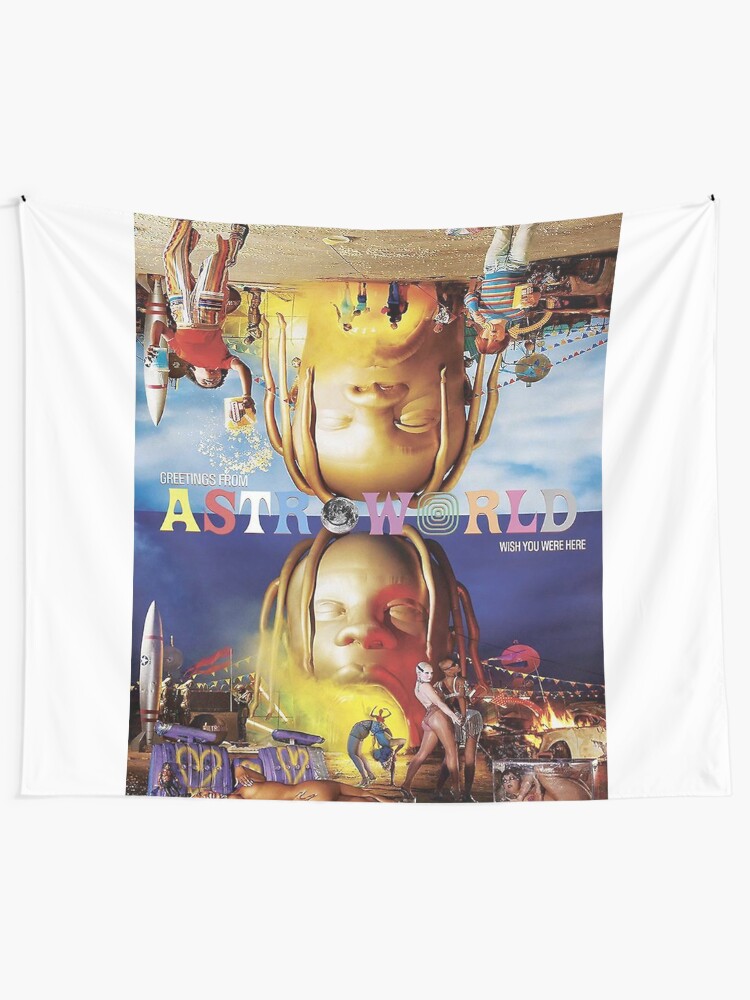 Astroworld Festival Wall Tapestry Travis Scott For Wall Hanging Tapestry