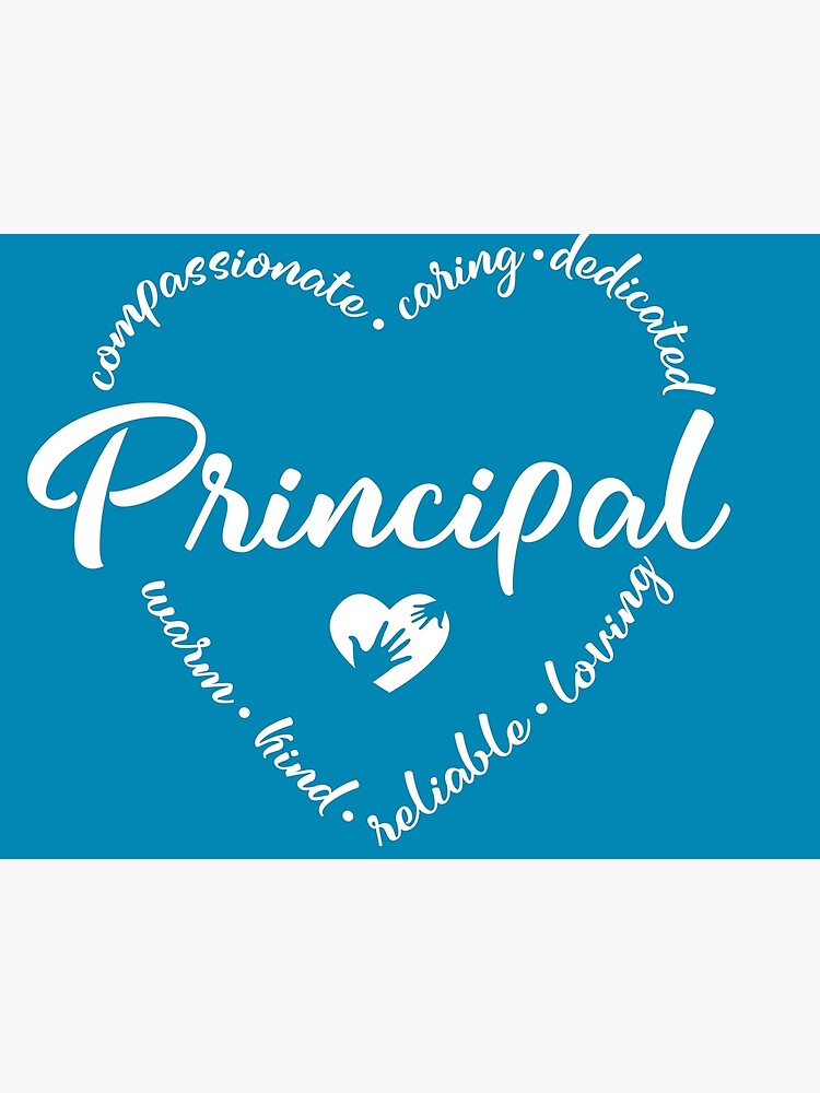 Principal Principal Principal Heart Love Principal Principal Life Gift Idea Principal Life Greeting Card By Brackerdesign Redbubble