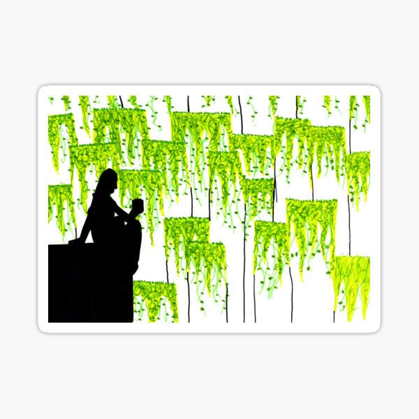 Rooftop gardens Sticker