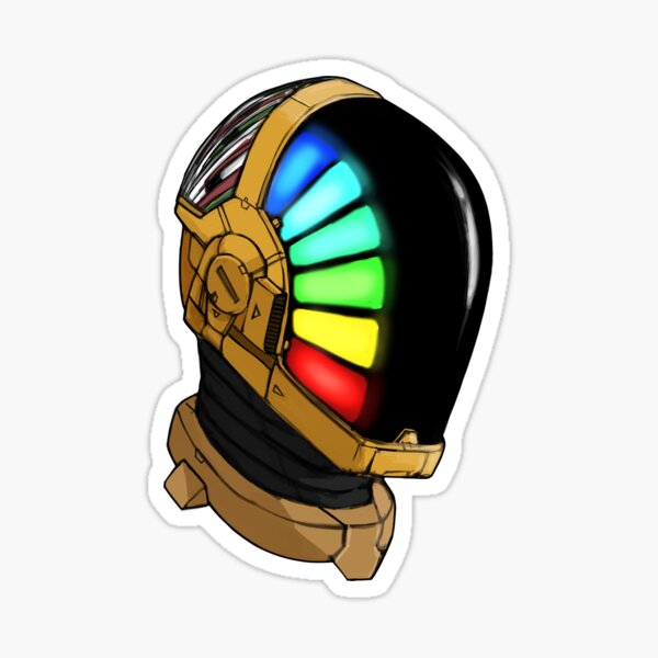 Daft punk helmet fanart Sticker