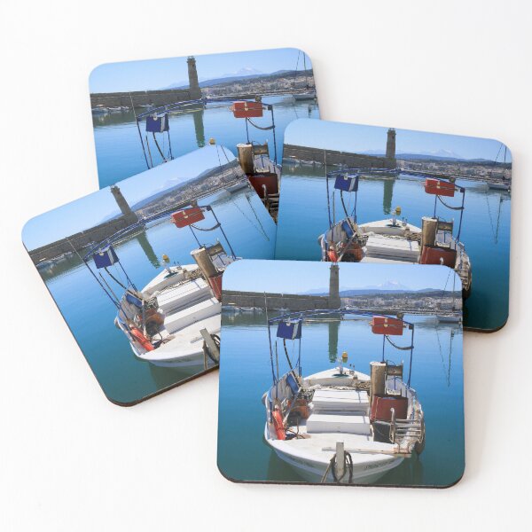 Item preview, Fishing boat in Rethymnon, Crete designed and sold by Tina  Townhill.