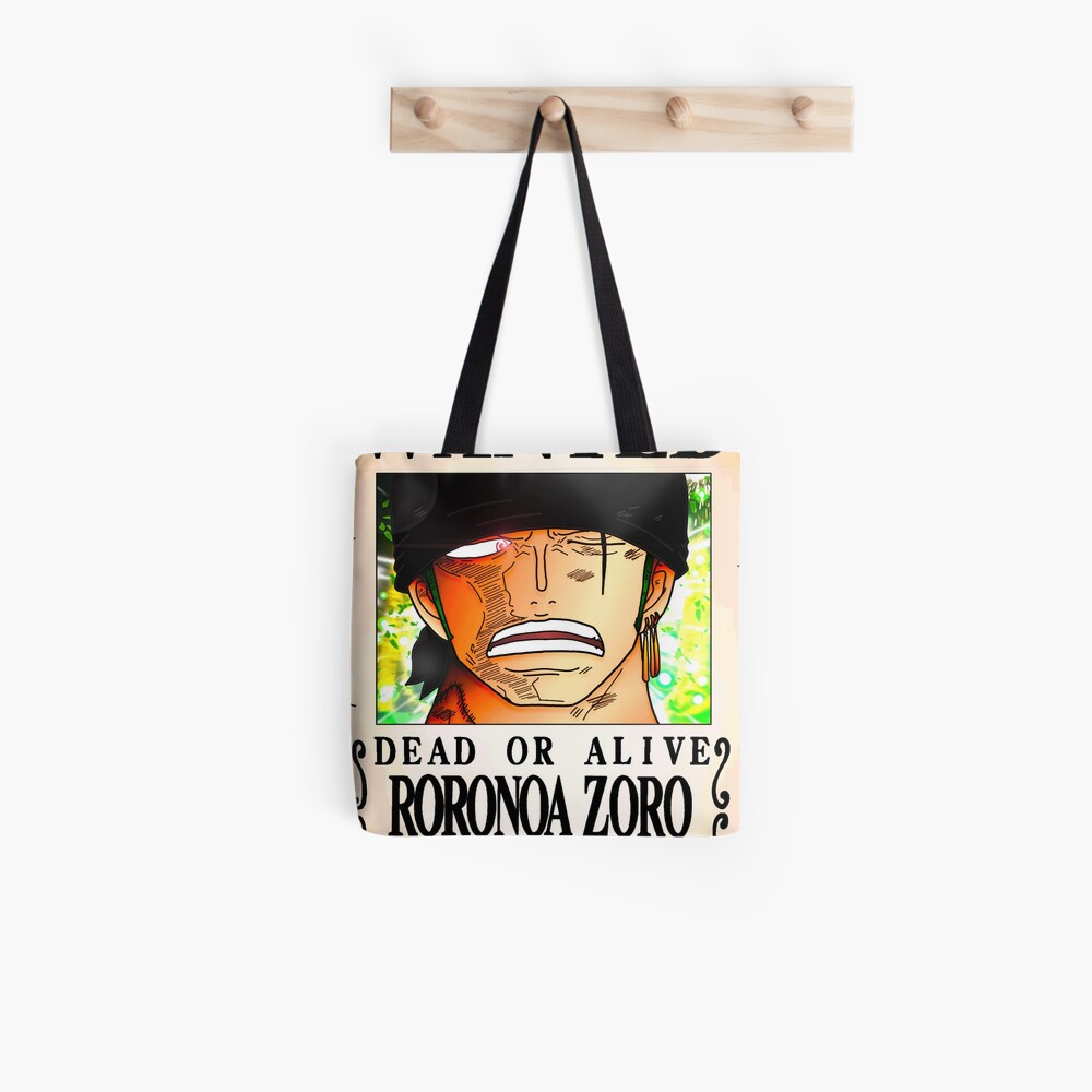 Wanted Poster Roronoa Zoro 3 Million Berrys One Piece Tote Bag By Axel0w Redbubble