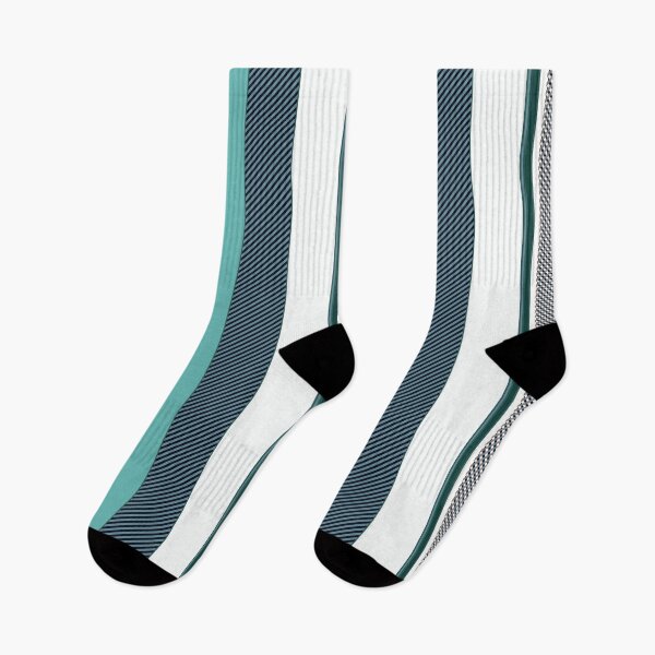 Item preview, White and turquoise, striped, textured. designed and sold by marinaklykva.