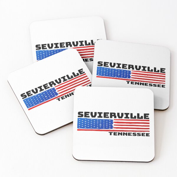 Item preview, Sevierville Tennessee Flag Patriotic Great Smoky Mountains designed and sold by DESTINATIONS DECAL.