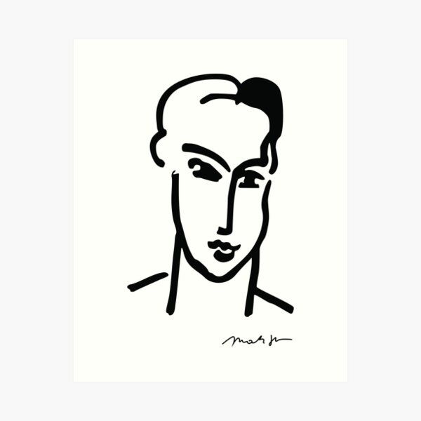 HENRI MATISSE Grande tête de Katia アート Mid-century Henri Matisse Grande Tete De Katia-1950