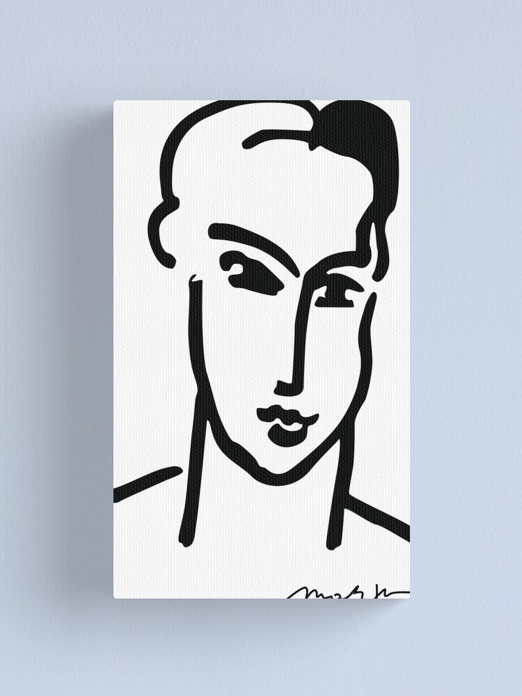 Henri Matisse - Grande Tete de Katia - Signature