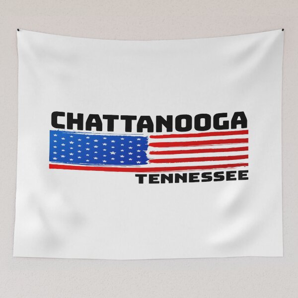 Item preview, Chattanooga Tennessee Flag Patriotic  designed and sold by DESTINATIONS DECAL.