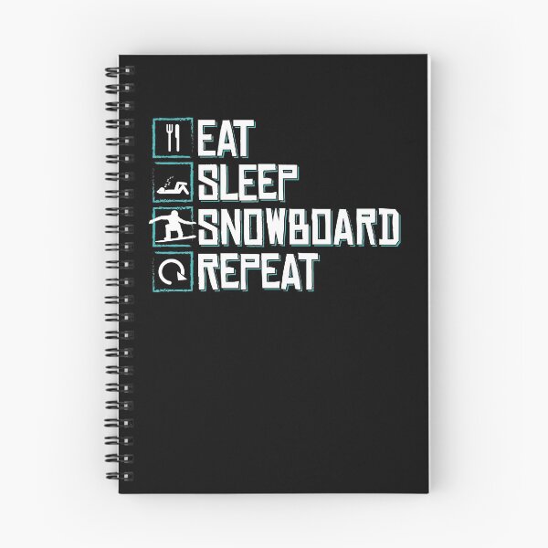 Item preview, Eat Sleep Snowboard Repeat designed and sold by Now2print.