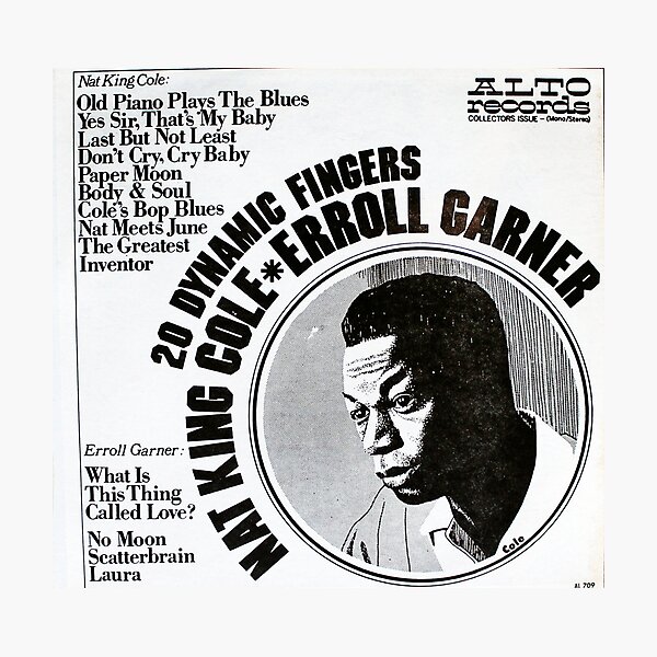 jazz music asik by nat king cole 02 Photographic Print