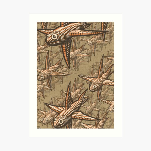 Escher - Profundidad Lámina artística