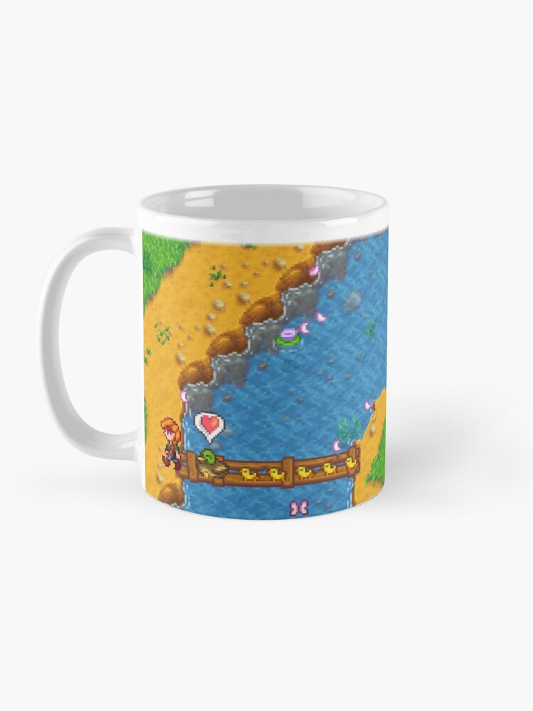 Alternate view of Stardew valley coffee with ducklings Mug