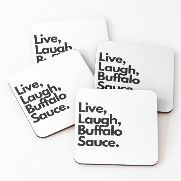 Item preview, Live Laugh Buffalo Sauce designed and sold by Artsy AF.