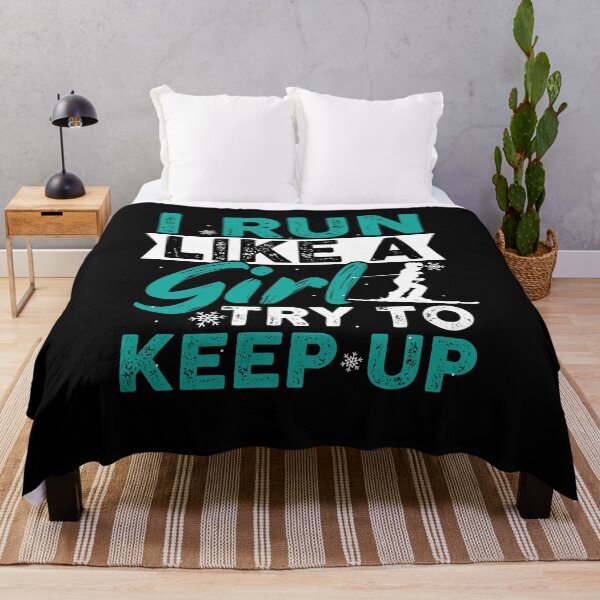 Item preview, I run like a girl try to keep up designed and sold by Now2print.