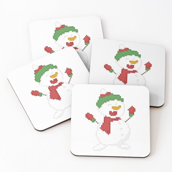Item preview, Snowman Pixel Art designed and sold by quantumplumbob.