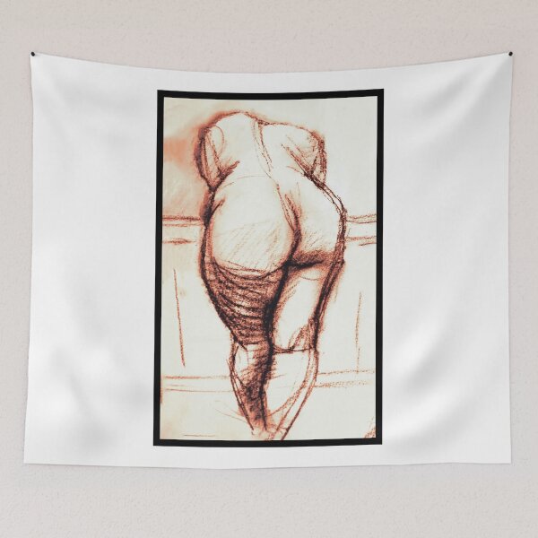 Item preview, Standing Nude On A Balcony  designed and sold by Mark Jesus-Allen.