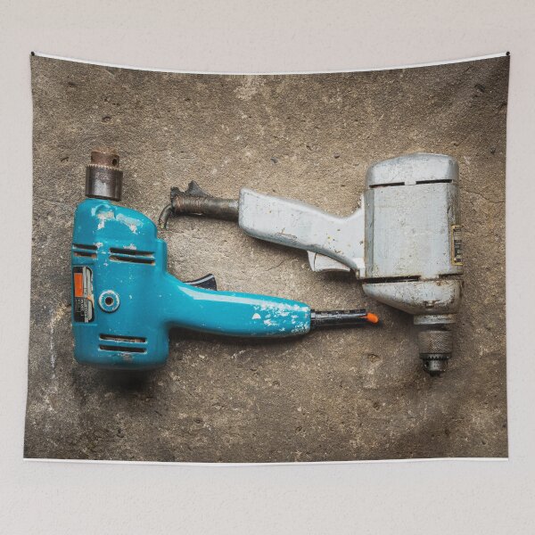 Item preview, Blue and Silver Vintage Drills designed and sold by Richard Nixon.