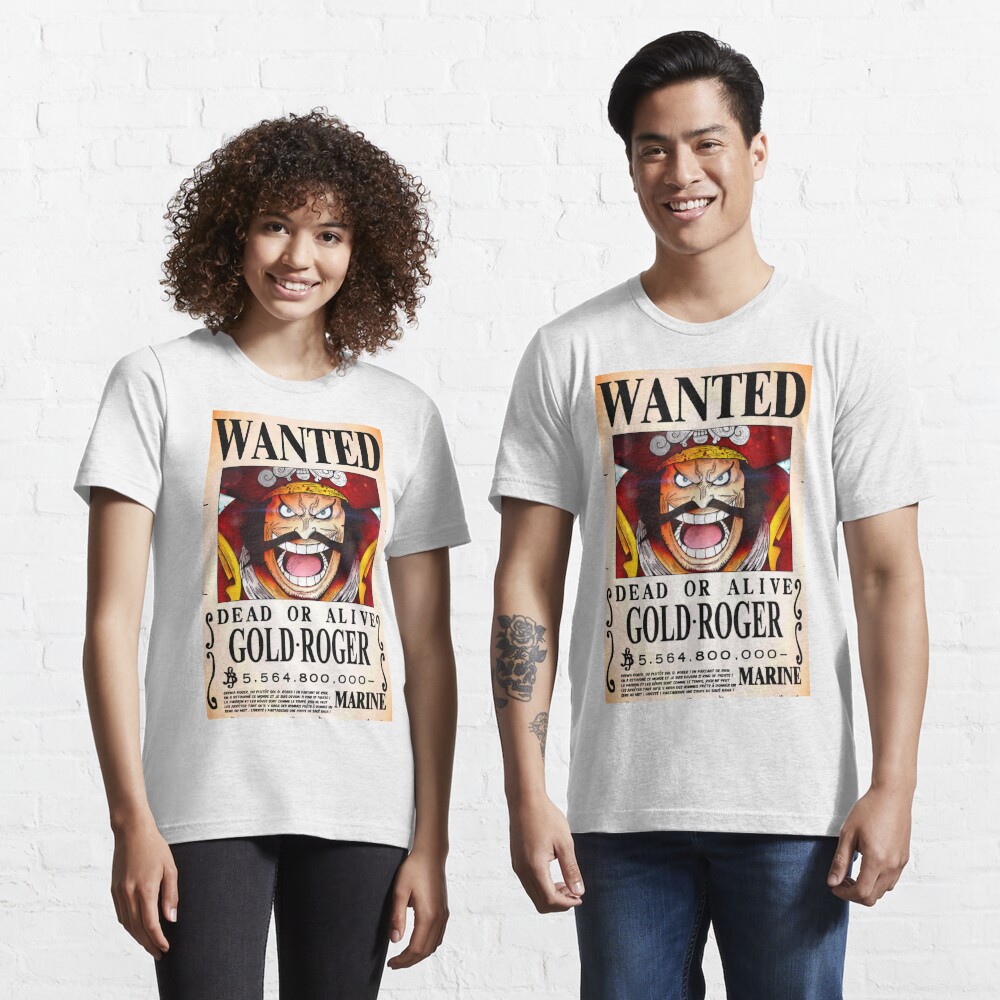 One Piece Straw Hat Pirates Wanted Poster T-Shirt