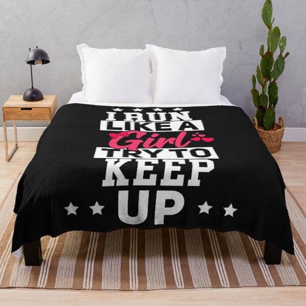 Item preview, I run like a girl try to keep up designed and sold by Now2print.