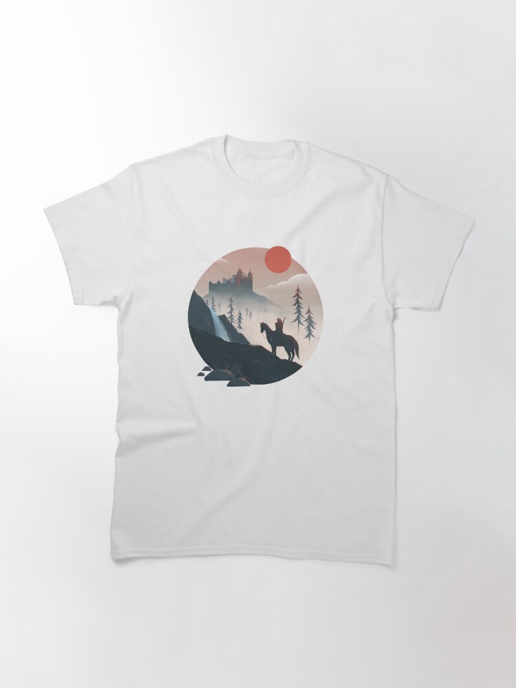 Thumbnail 2 of 7, Classic T-Shirt, Geralt on the Ride designed and sold by anniko-story.