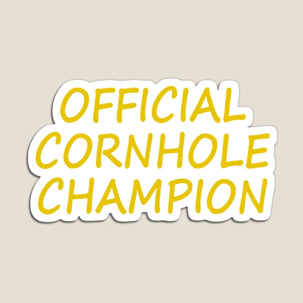 Item preview, Official Cornhole Champion  designed and sold by Vanover Designs.