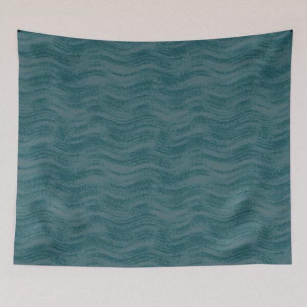 Item preview, Teal Wave Pattern designed and sold by Poetic Patterns Studio.