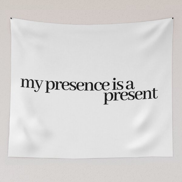 Item preview, my presence is a present designed and sold by LeighAnne64.