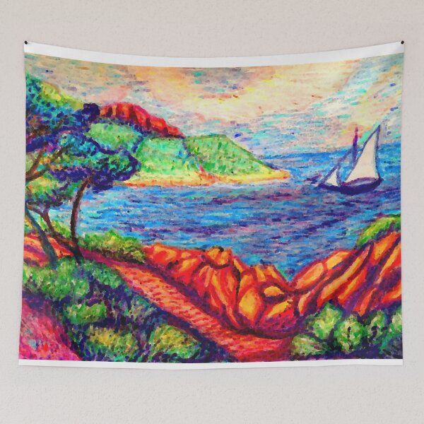 Item preview, Crayon Landscape 12/22 designed and sold by Kiluvi.