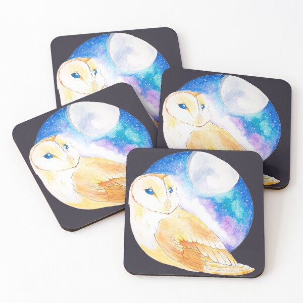Item preview, Celestial Barn Owl designed and sold by DreamtByDay.