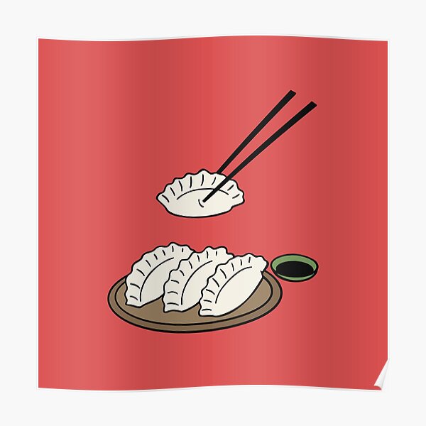Gyoza Platter Poster