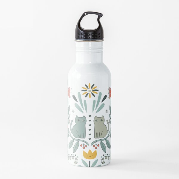 Schwedische Volkskatzen Trinkflasche