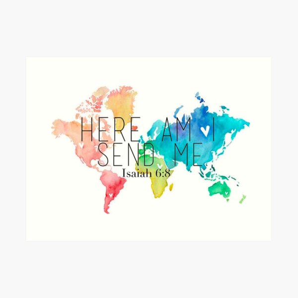 Here am I, Father Art Print