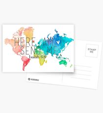 Here am I, Father Postcards