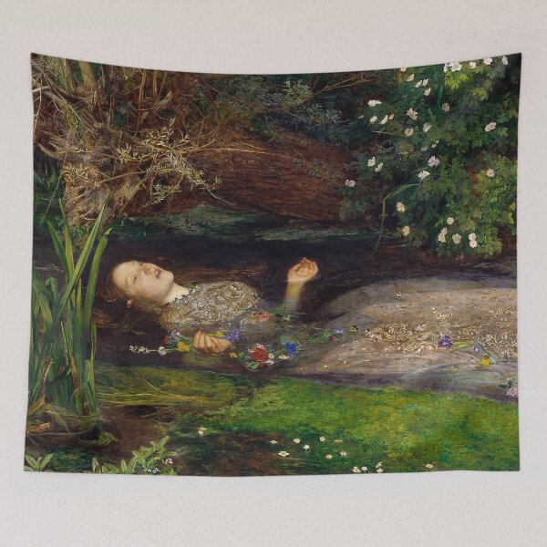 Item preview, Ophelia by John Everett Millais (1851) designed and sold by allhistory.