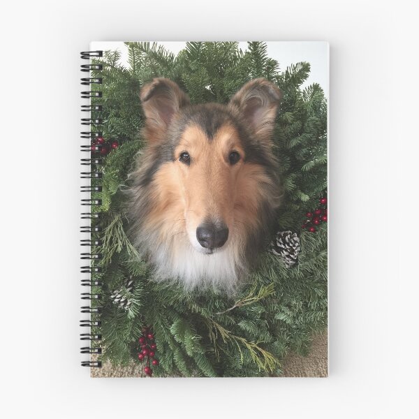 Item preview, Rough Collie Christmas Wreath designed and sold by Jan  Wall.