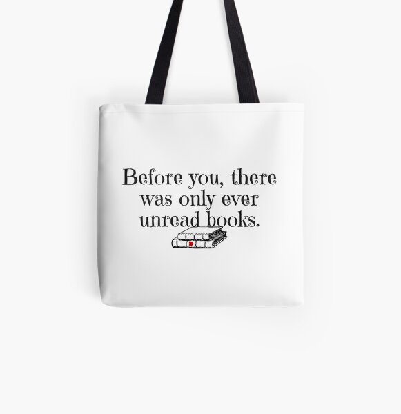 Unread Books All Over Print Tote Bag
