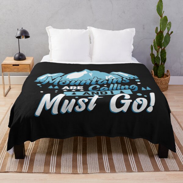 Item preview, The mountains are calling and I must go designed and sold by Now2print.