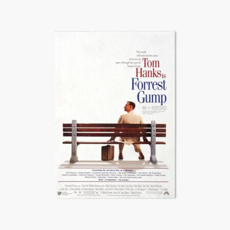 Forrest gump poster Art Board Print