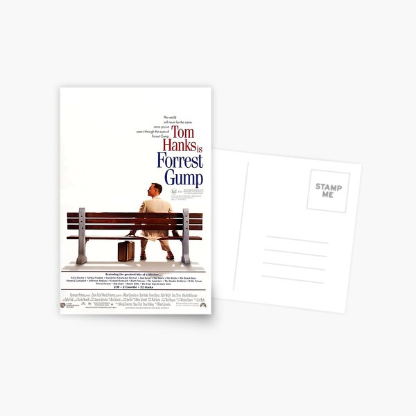 Forrest gump poster Carte postale