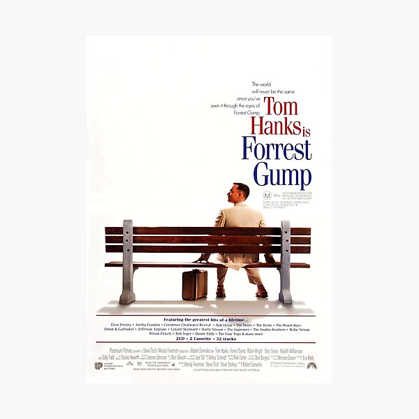 Forrest gump poster Photographic Print