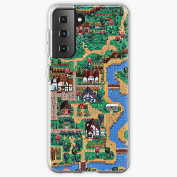 Stardew valley town map Samsung Galaxy Soft Case