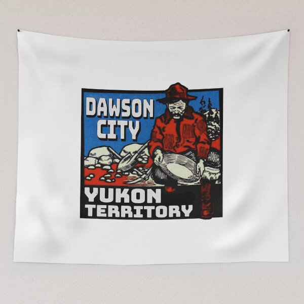 Item preview, Dawson City Yukon Gold Mining Territory Panning Pan Miner designed and sold by DESTINATIONS DECAL DOS.