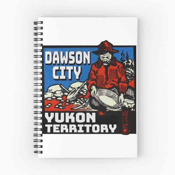 Item preview, Dawson City Yukon Gold Mining Territory Panning Pan Miner designed and sold by DESTINATIONS DECAL DOS.