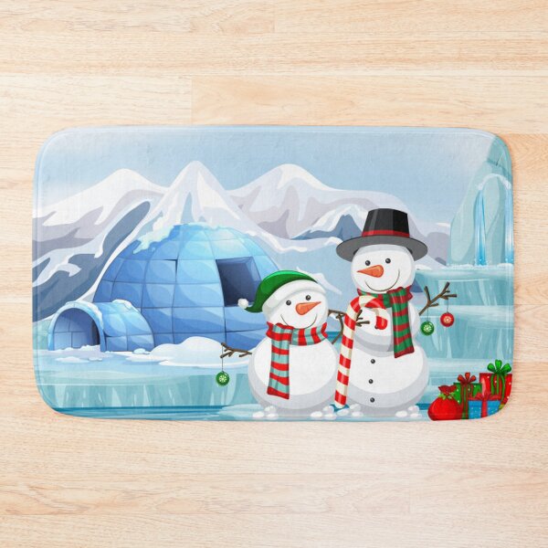 Item preview, Snowmen, Gifts and Igloo designed and sold by pugmom4.