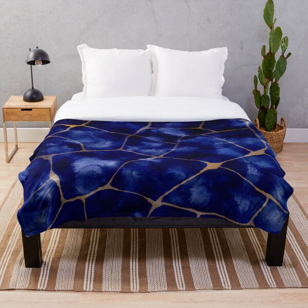 Item preview, Kintsugi Watercolor Marbled Gold Art designed and sold by coldgrey2.